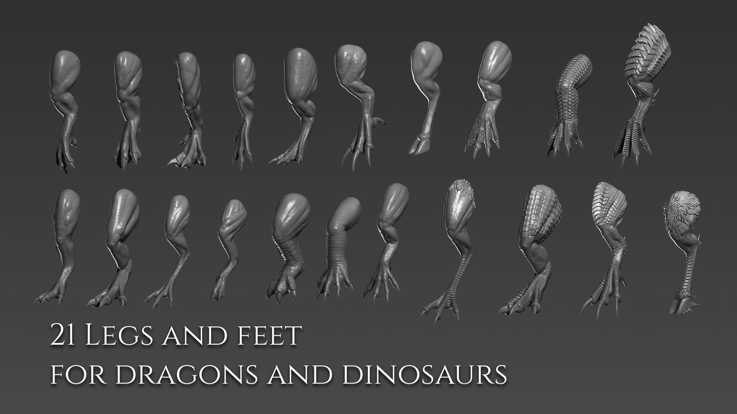 Over 450 Brushes and Ztools for Dragons