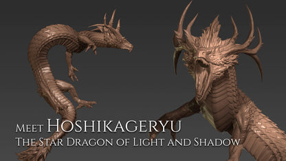 3 Asian Dragons curve brushes for Zbrush