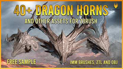 The Ultimate Horns pack for Dragons (40+)
