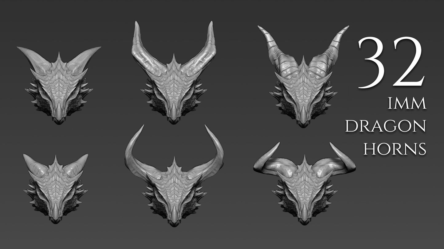 The Ultimate Horns pack for Dragons (40+)