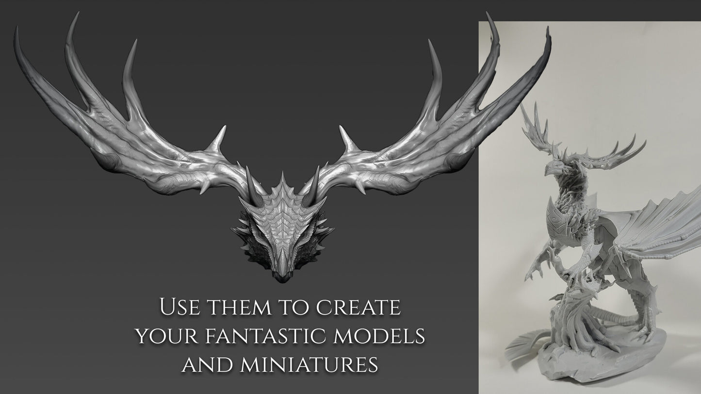 The Ultimate Horns pack for Dragons (40+)