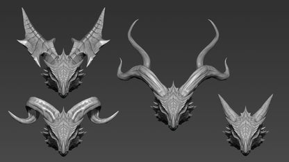 The Ultimate Horns pack for Dragons (40+)