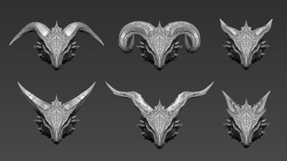 The Ultimate Horns pack for Dragons (40+)