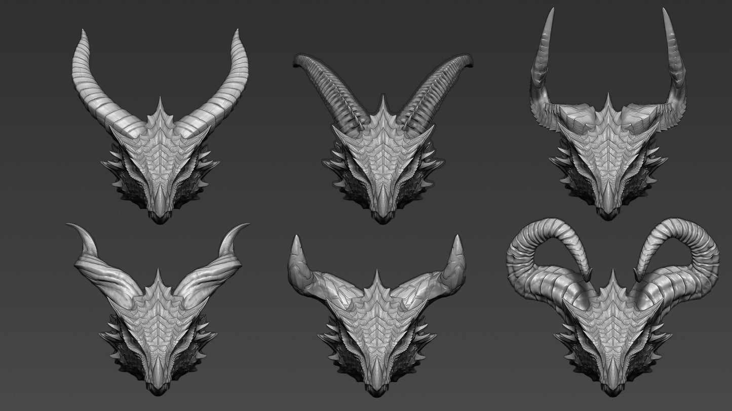 The Ultimate Horns pack for Dragons (40+)