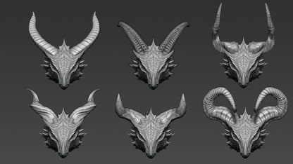 The Ultimate Horns pack for Dragons (40+)
