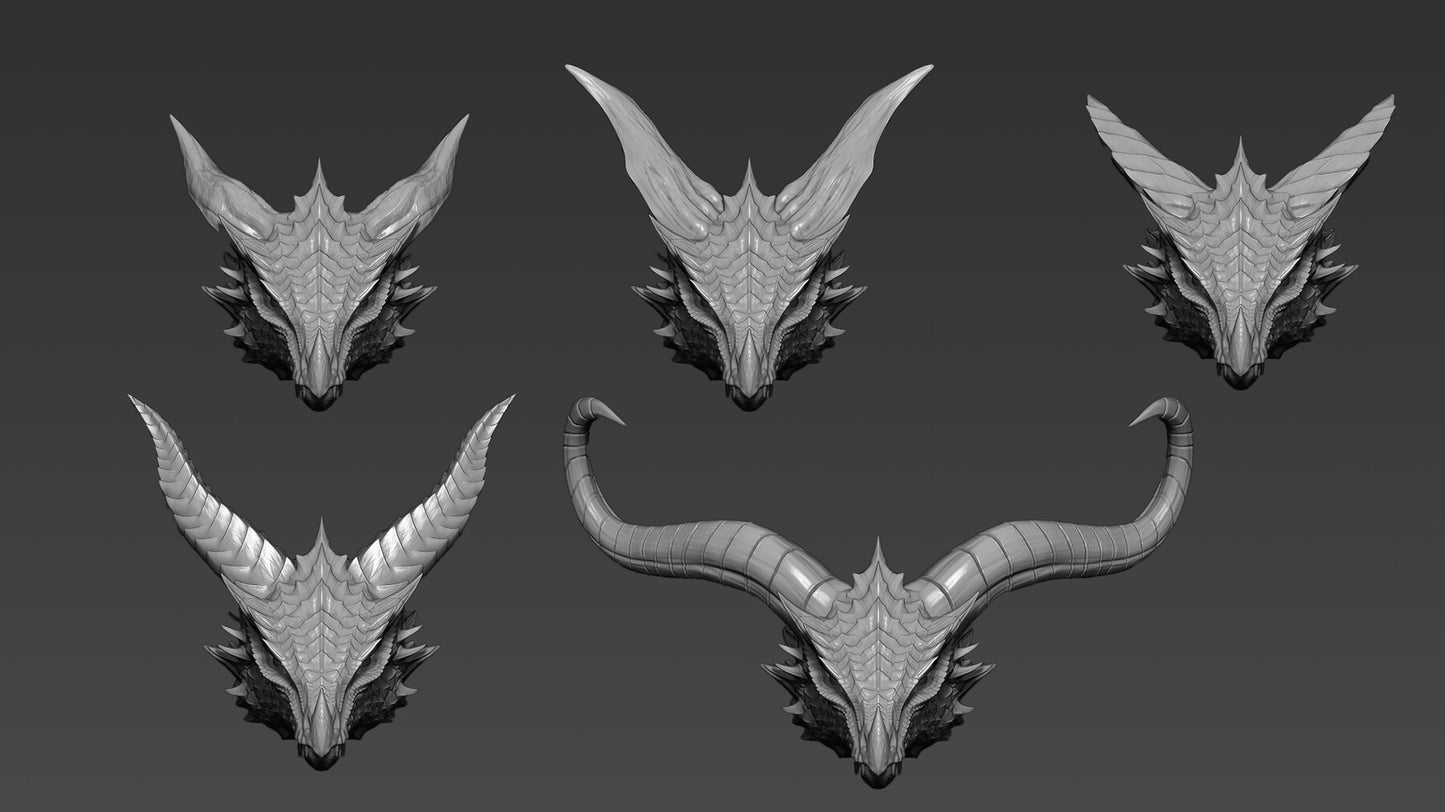 The Ultimate Horns pack for Dragons (40+)