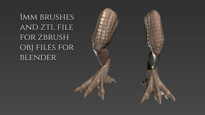 21 Legs and Feet for Dragons and Dinosaurs