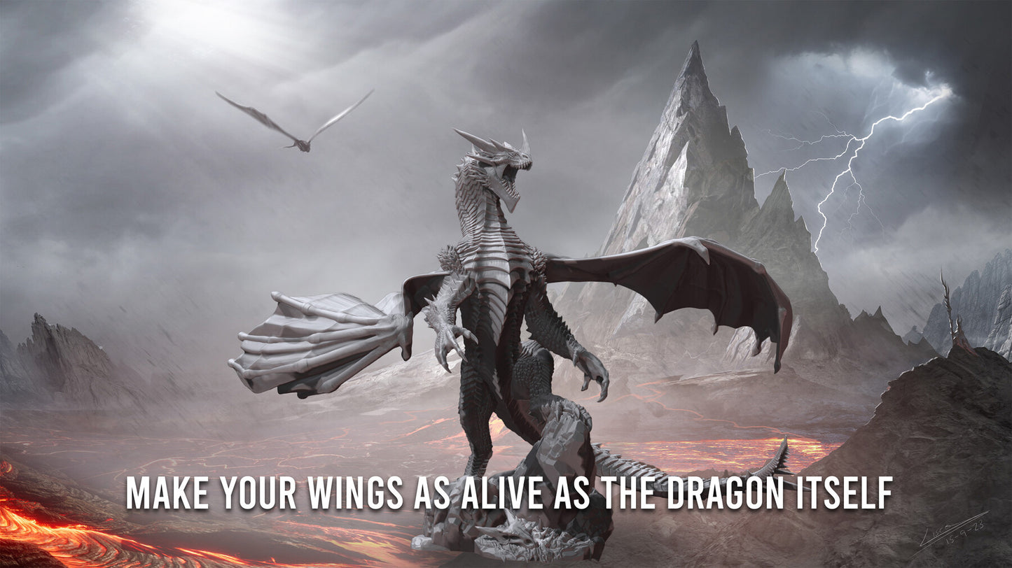 7 poses de alas para dragones