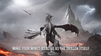 7 poses de alas para dragones