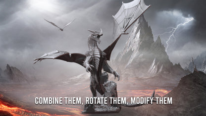 7 poses de alas para dragones