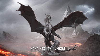 7 poses de alas para dragones