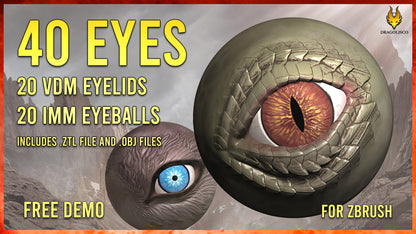 ¡El paquete de ojos definitivo para dragones!